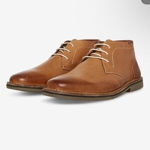 Men’s Steve Madden Hestonn Leather Ankle Boot Size 10 NWOT